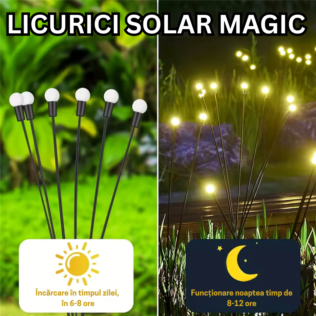 MagicLights™ - Lumini solare decorative | 8 bulbi
